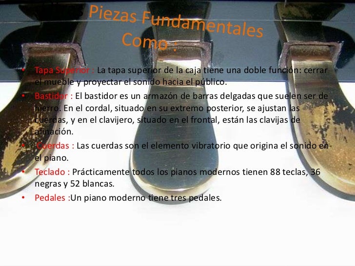 La historia de el piano