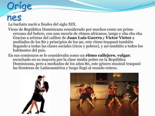 La historia de la bachata 2 320