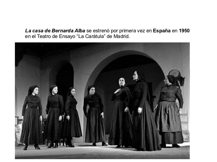 La historia de la casa de bernarda alba