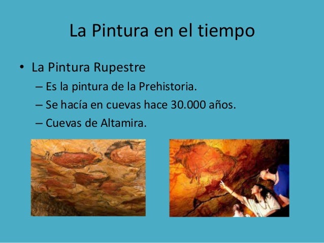 La historia de la pintura