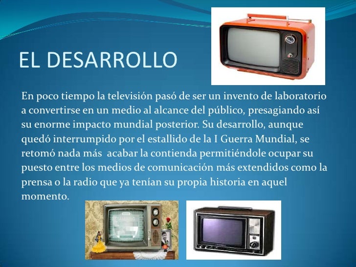 La historia de la televisión