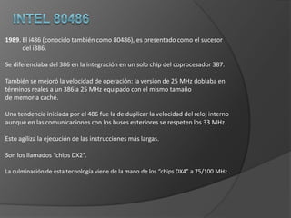 El modo protegido en el que adquiere capacidad de proceso multitarea y  almacenamiento en memoria virtual (permitiendo direccionar hasta 1 GByte). En modo protegido los programas de usuario tienen un acceso limitado al juego de instrucciones, de modo que sólo el proceso supervisor (normalmente el sistema operativo) está capacitado para realizar ciertas tareas. Esto evita que los programas de usuario puedan entrar en conflictos unos con otros en materia de recursos como memoria o periféricos. El “i286”en modo protegido pierde la compatibilidad con los procesadores anteriores. Tiene un bus de datos de 16 bits, un bus de direcciones de 24 bits (hasta 16 MBytes), posee 25 instrucciones más que el 8086 y admite 8 modos de direccionamiento. Las frecuencias de trabajo típicas eran de 12 y 16 MHz, aunque aparecieronversiones a20 y 25 MHz.