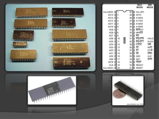 Tienen una capacidad de direccionamiento de 20 bits (hasta 1 MByte) 