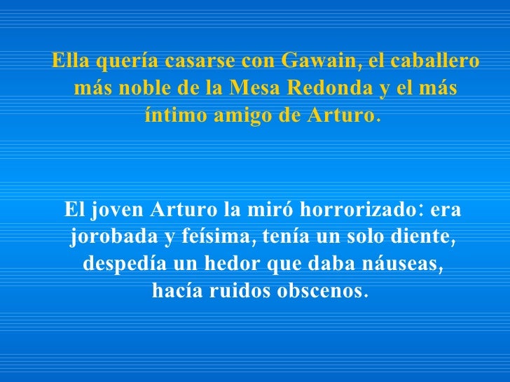 La historia del Rey Arturo