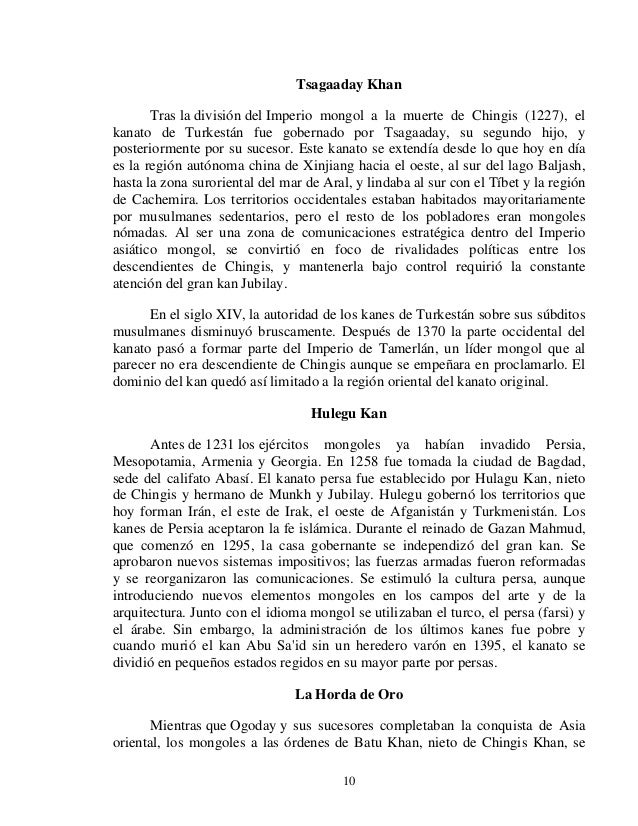 La historia secreta de los mongoles