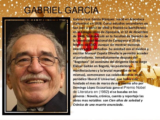 La Historia Se Repite Gabriel García Márquez Anexo 1