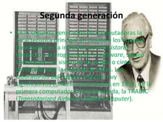 The Tradic Computer La história de la informática | PPTX