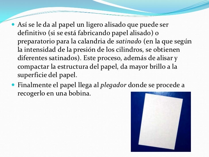 La hoja de papel