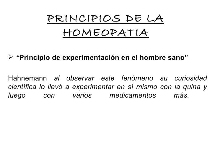 La homeopatia La homeopatia