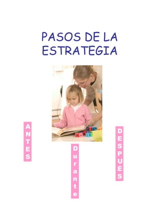 PASOS DE LA
ESTRATEGIA
D
u
r
a
n
t
e
A
N
T
E
S
D
E
S
P
U
É
S
 