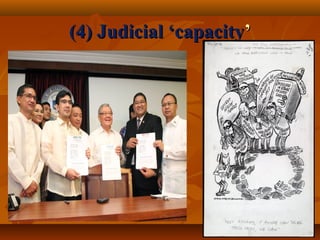(4) Judicial ‘capacity(4) Judicial ‘capacity’’
 