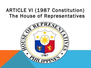 The Legislative Administration Of The House Of Representatives (La-…