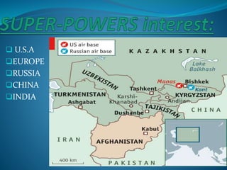  U.S.A
EUROPE
RUSSIA
CHINA
INDIA
 