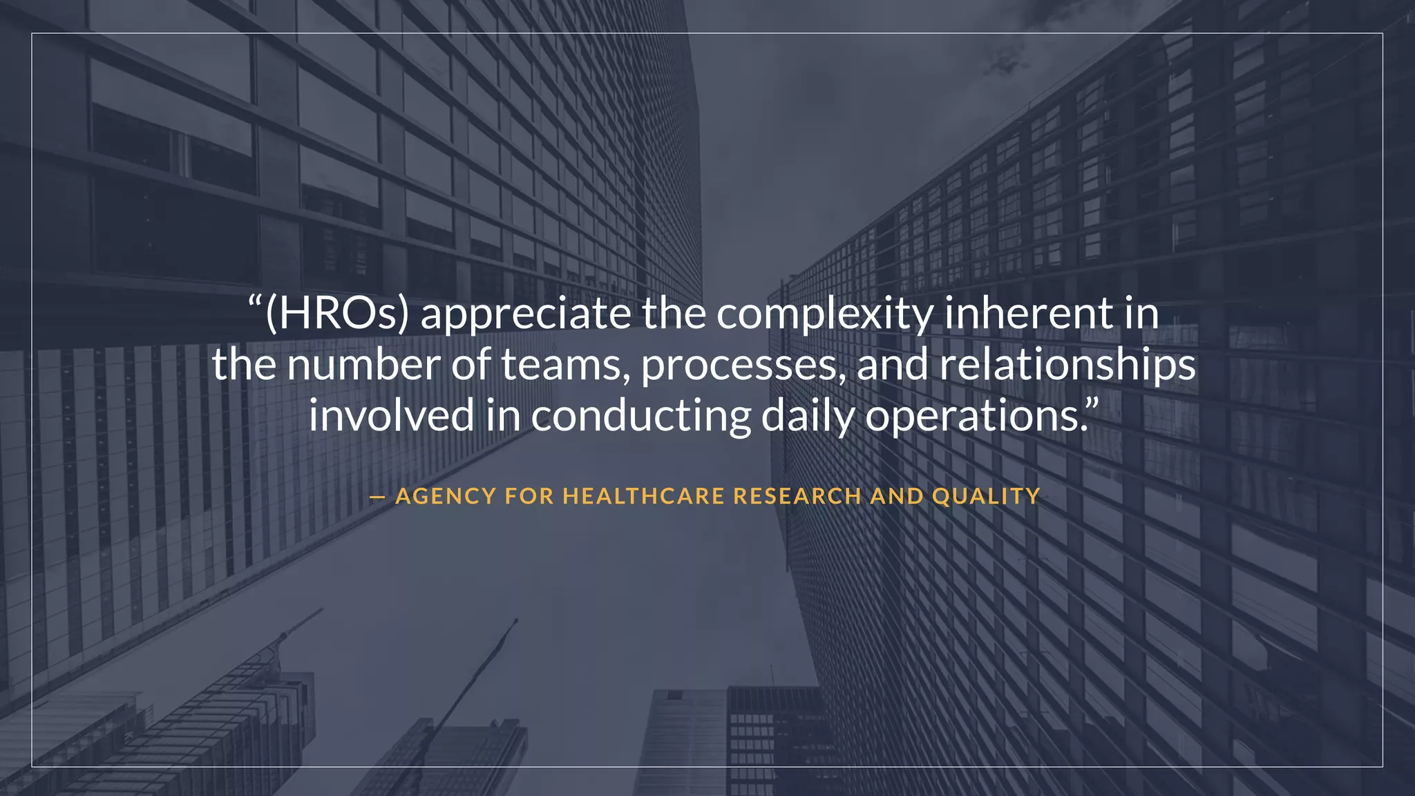 Hros What Makes a High Reliability Organization? | PDF