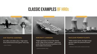 Hros What Makes a High Reliability Organization? | PDF