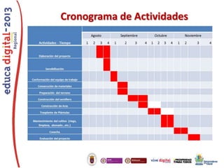 Cronograma de Actividades

 