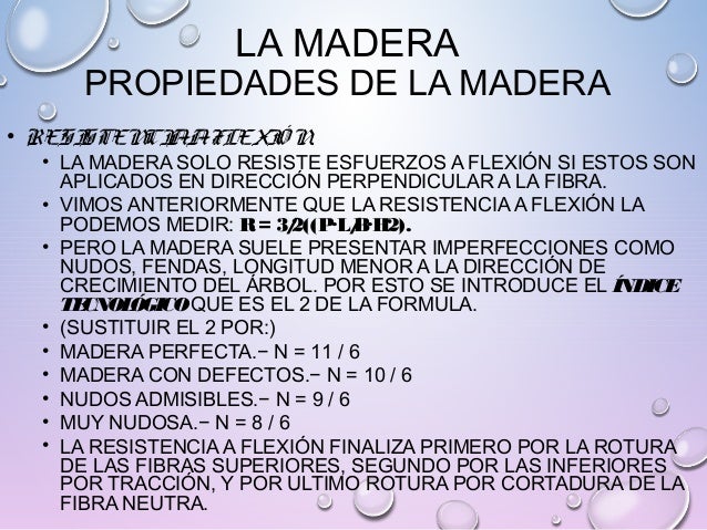 La humedad y temperatura en la madera