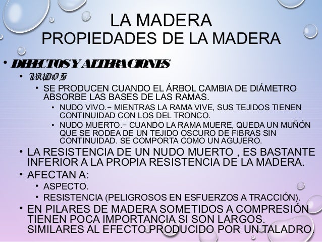 La humedad y temperatura en la madera