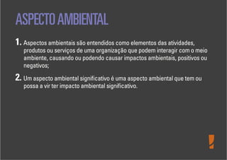 Levantamento de Aspectos e Impactos Ambientais