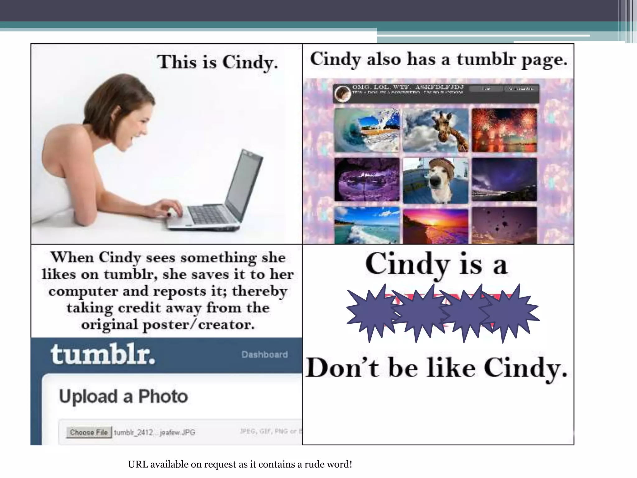 URL available on request as it contains a rude word! 
 