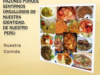 Nuestra
Comida
 