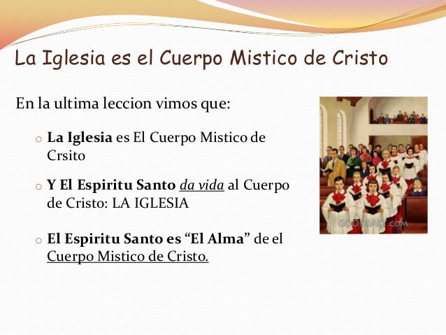 La iglesia cuerpo mistico de cristo