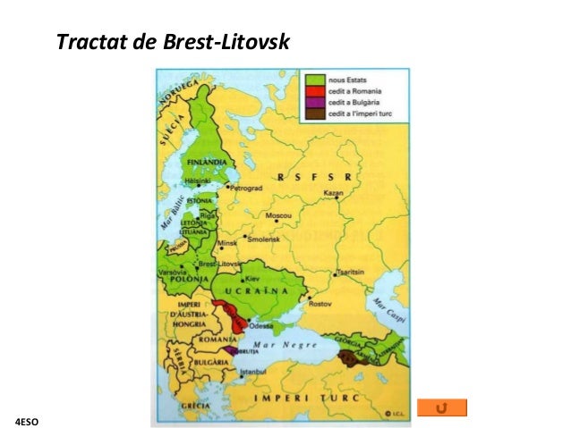 Resultado de imagen de tractat de pau de brest-litovsk