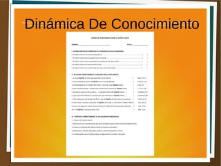 Dinámica De Conocimiento
 