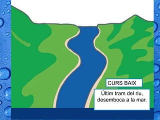 CURS BAIX
Últim tram del riu,
desemboca a la mar.
 