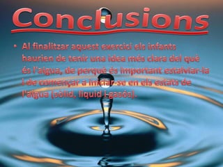 L’aigua, font de vida