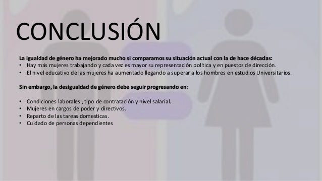 La igualdad de genero