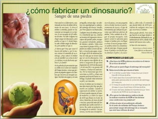 ¿cómo fabricar un dinosaurio? 
