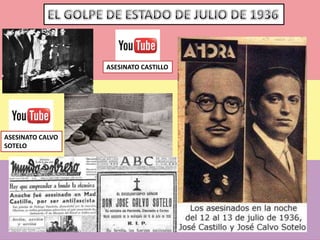 ASESINATO CASTILLO
ASESINATO CALVO
SOTELO
 