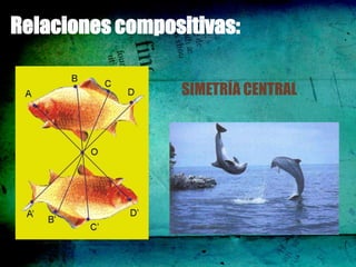 Relaciones compositivas:

                 SIMETRÍA CENTRAL
 