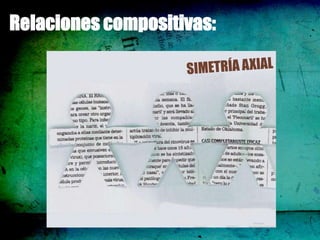 Relaciones compositivas:
 