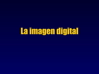 La imagen digital
 