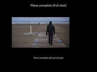 Plano completo (Full shot)
Toma completa del perssonaje
 