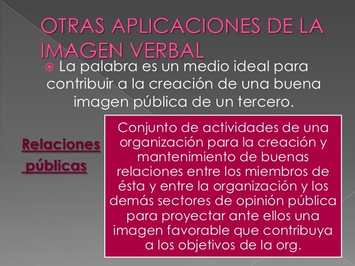 Imagen Verbal