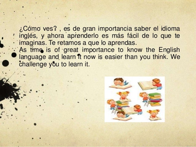 La importancia de aprender inglés