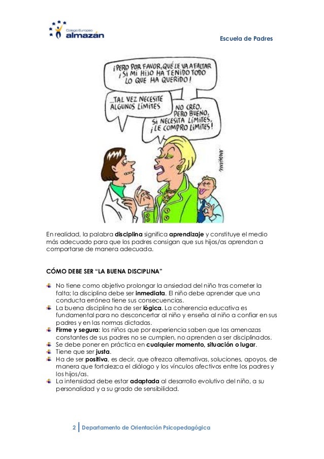 La importancia de educar con disciplina