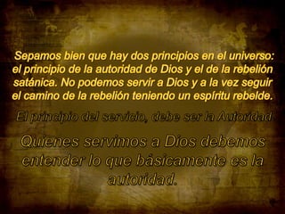 La importancia de la autoridad