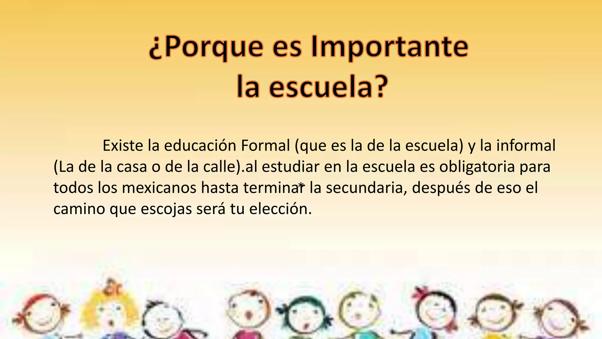 La importancia de la escuela secundaria | PPT