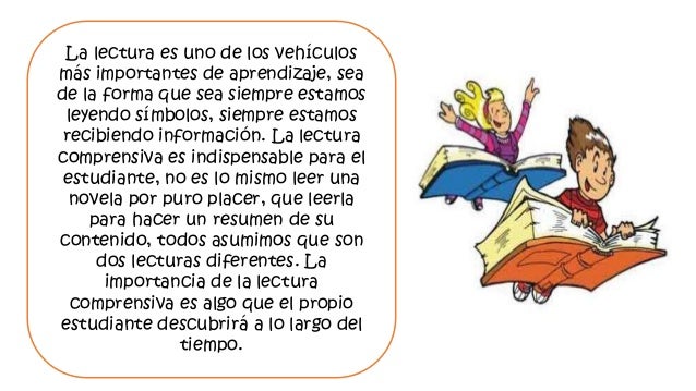 La importancia de la lectura
