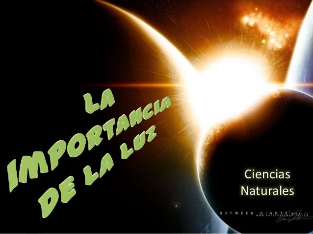 La importancia de la luz