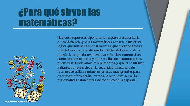 La importancia de la matematica en la vida