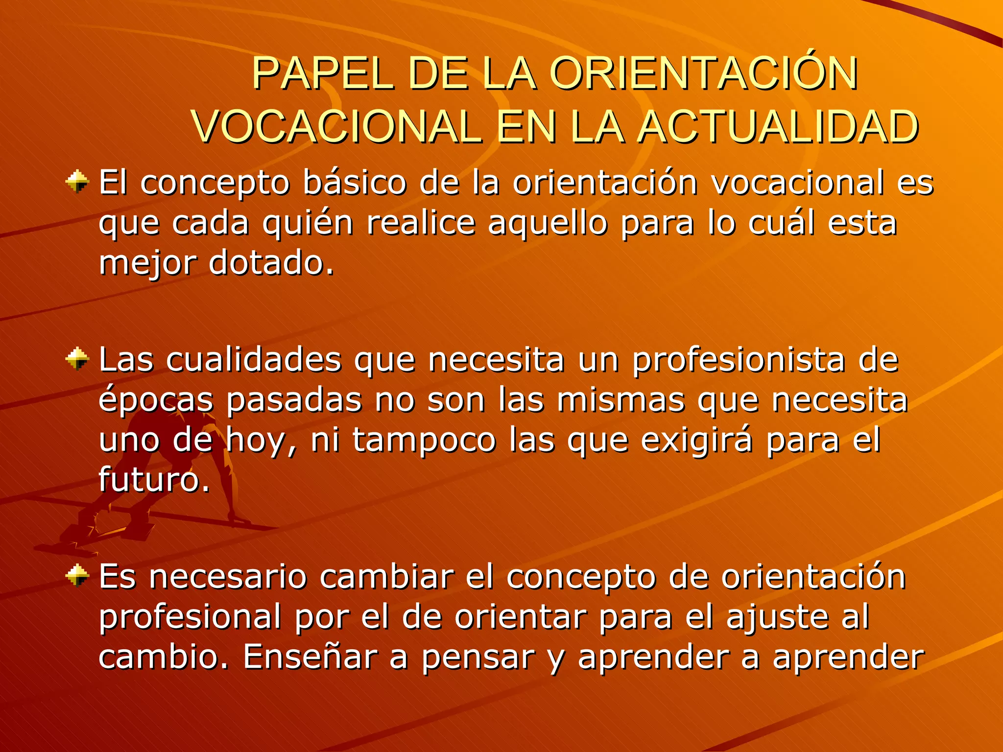 La importancia de la orientación vocacional durante | PPT