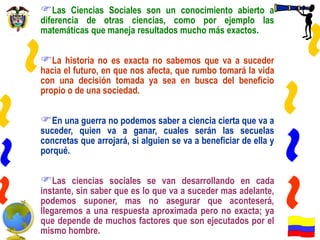 La Importancia De Las Ciencias Sociales | PPT