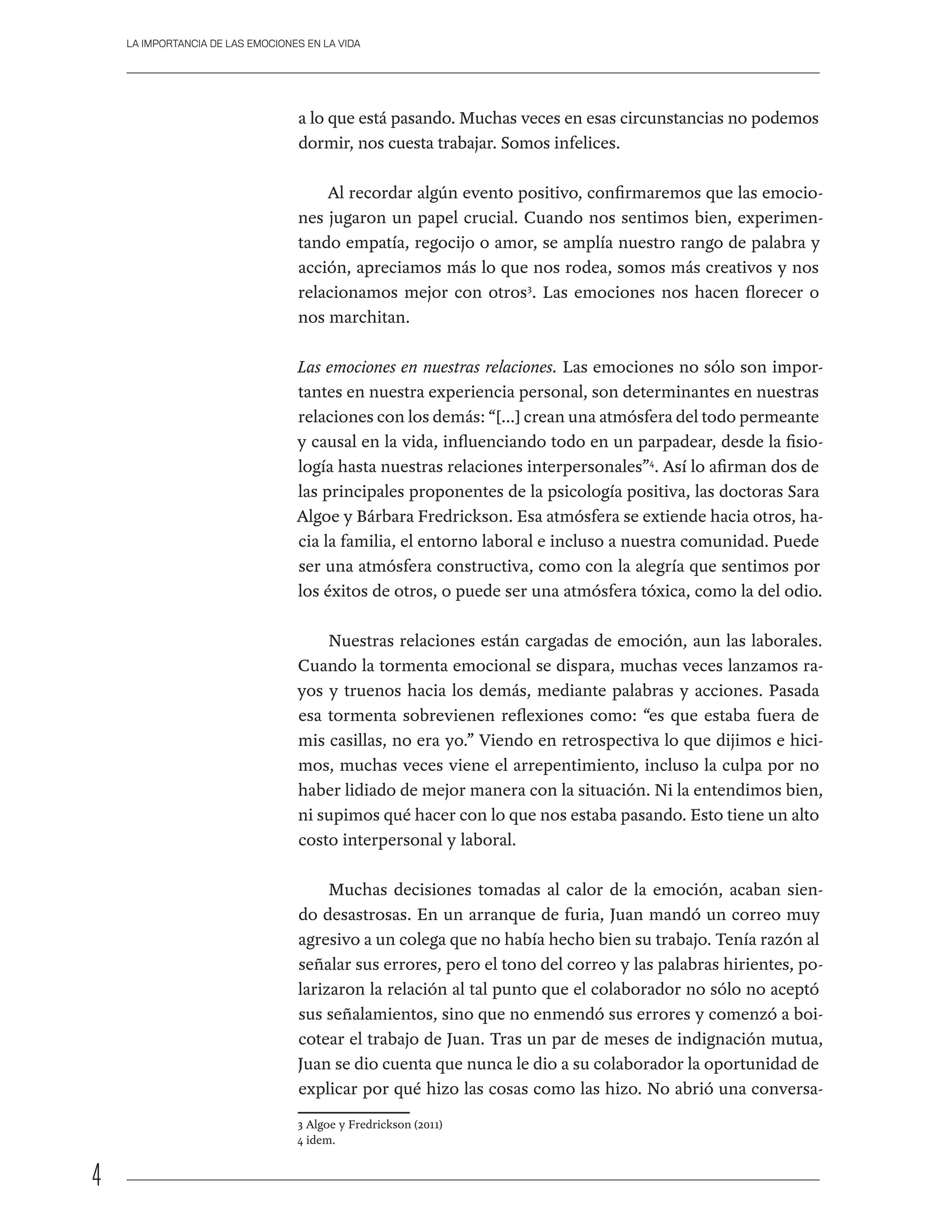 La importancia de las emociones en la vida | PDF