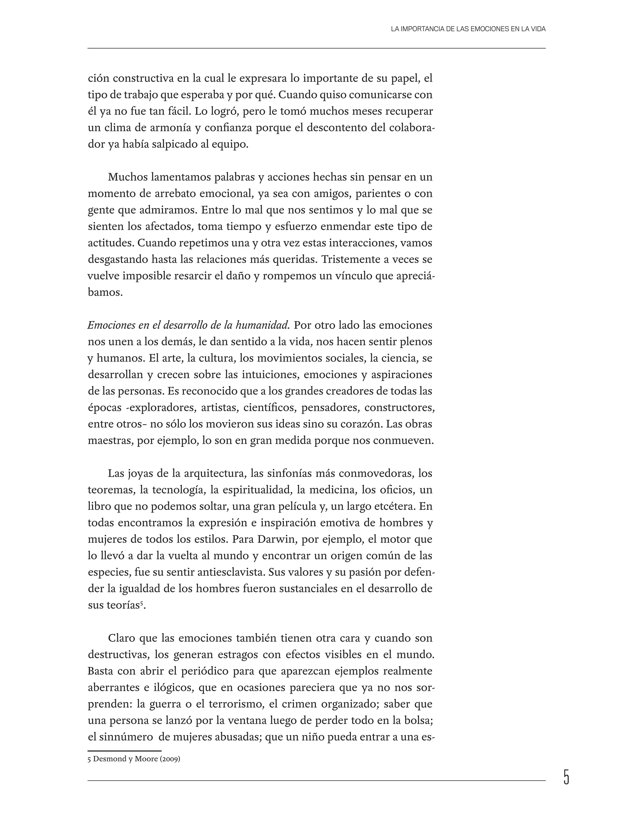 La importancia de las emociones en la vida | PDF