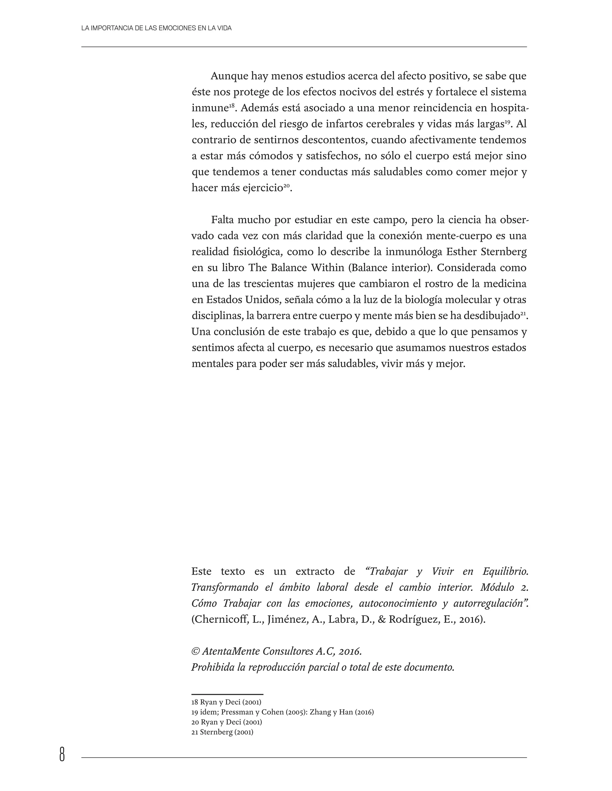 La importancia de las emociones en la vida | PDF